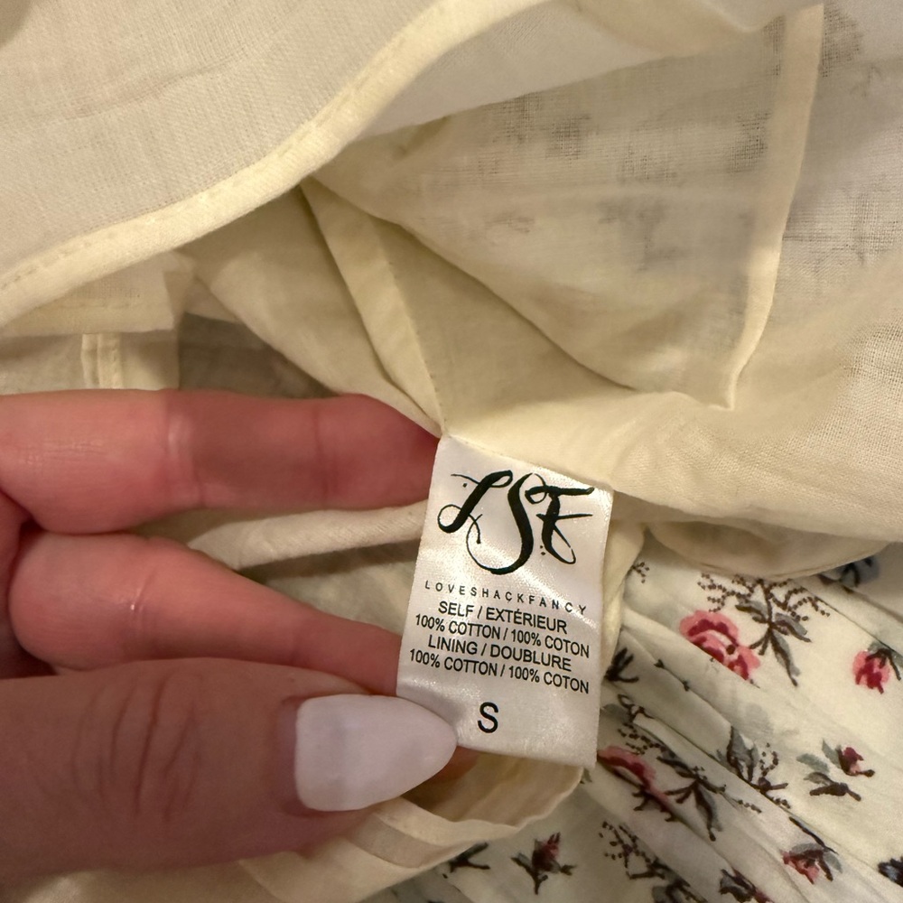 LoveShackFancy Ruffle Mini Skirt - Picture 5 of 5